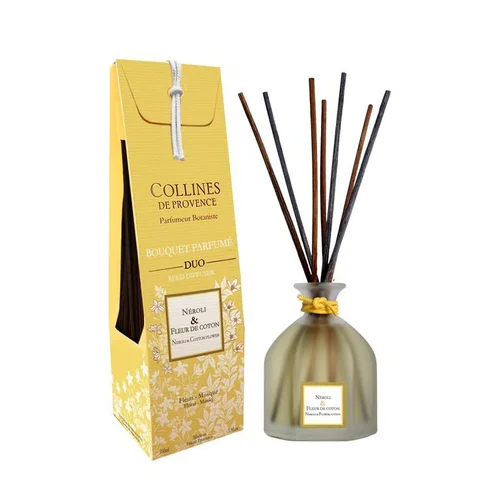 Bouquet parfumé Collines de Provence duo parfumé Néroli Fleur de coton - 100 ml