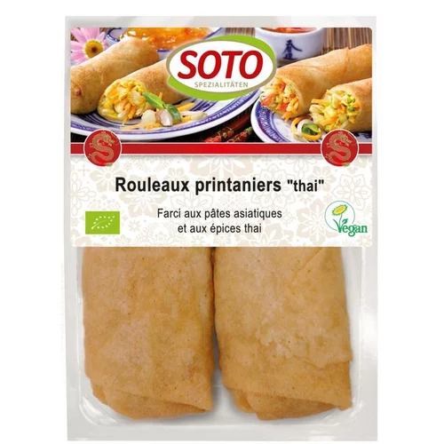 Rouleaux printaniers thaï bio Soto - 2 x 110 g