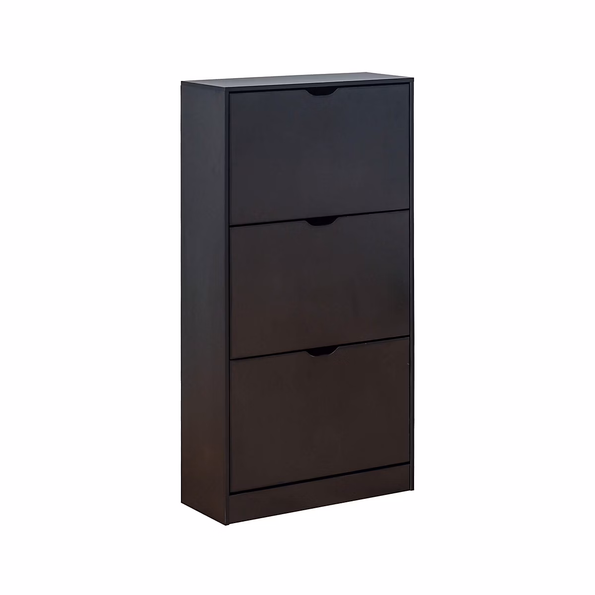 Rangement chaussures – Armoire à Chaussures Ekpe 119x60x23 MDF Noir Moderne