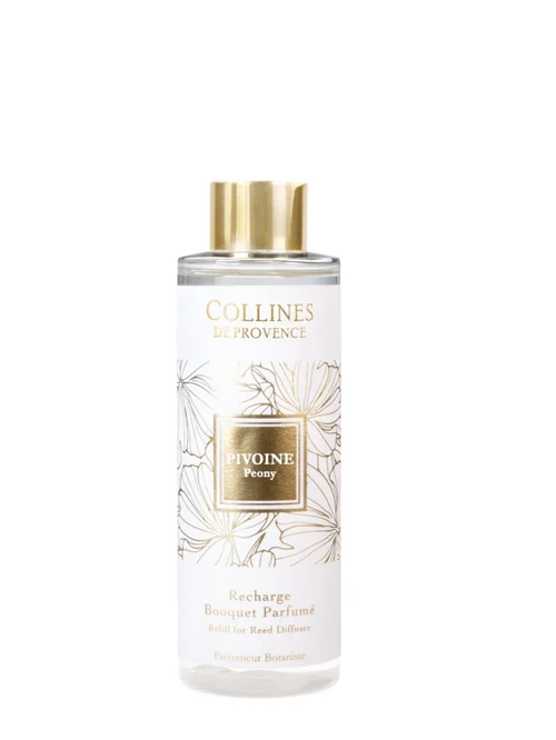 Recharge pour bouquet parfumé Collines de Provence Fleurs & Ecorces Pivoine - 200 ml