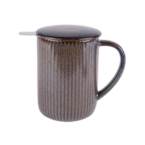 Tisanière en grès noir Tiao - 0,47 L