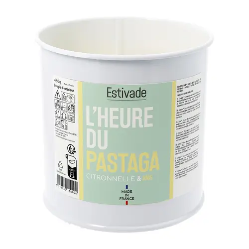 Bougie parfumée "l'heure du pastaga" coloris multicolore en cire Estivade Denis & Fils - Ø 10 cm 400 g