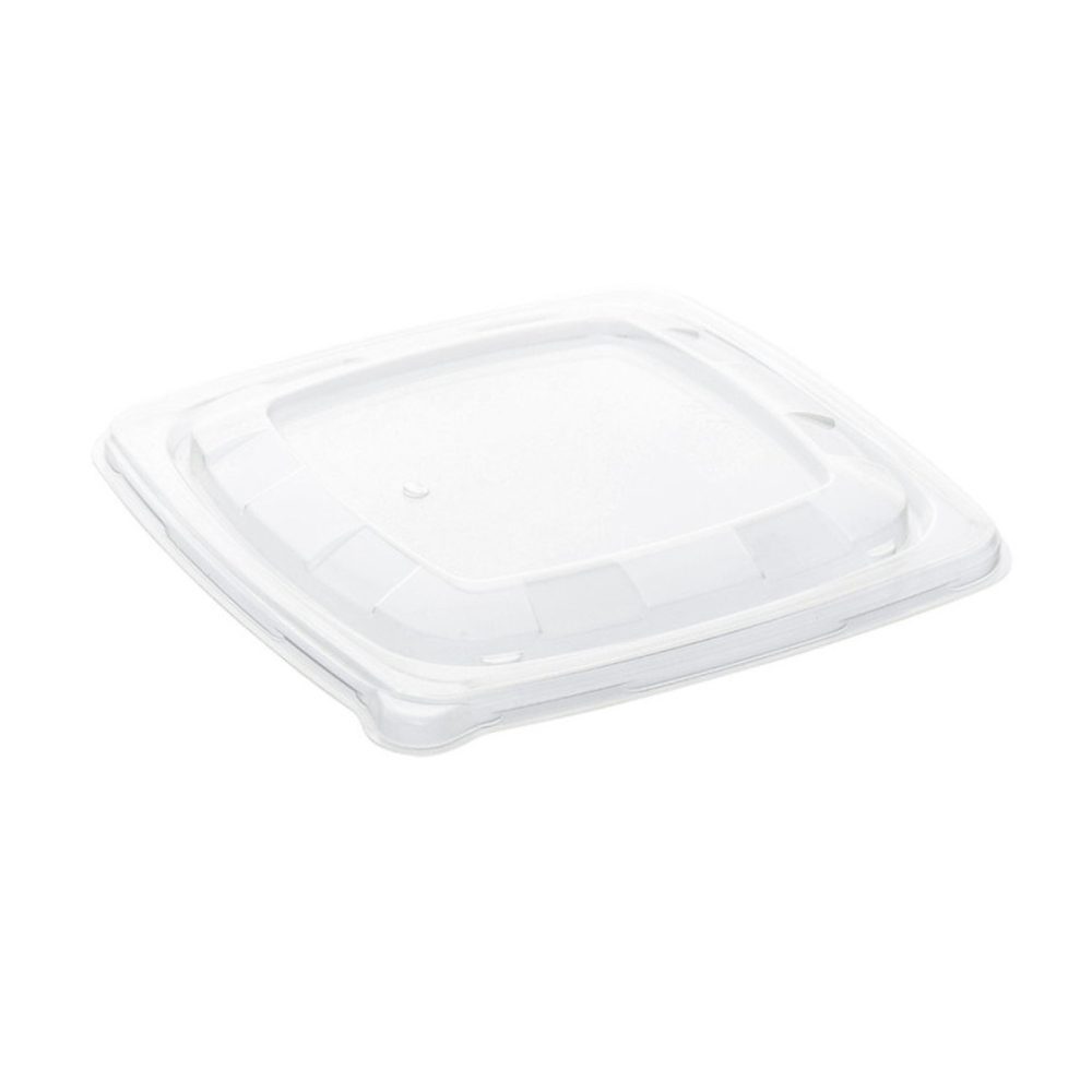 300 Couvercles Transparents pour Saladiers Carrés Pyramidal 750 ml (18 x 18 x H. 5 cm) Robustes et s en PET – D, Work