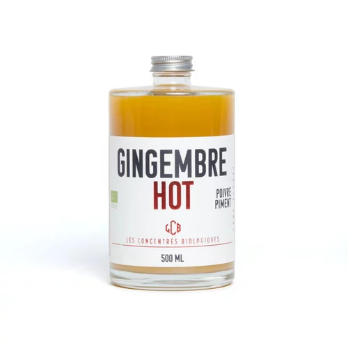 Concentrés bio gingembre hot poivre piment Quai Sud - 50cl