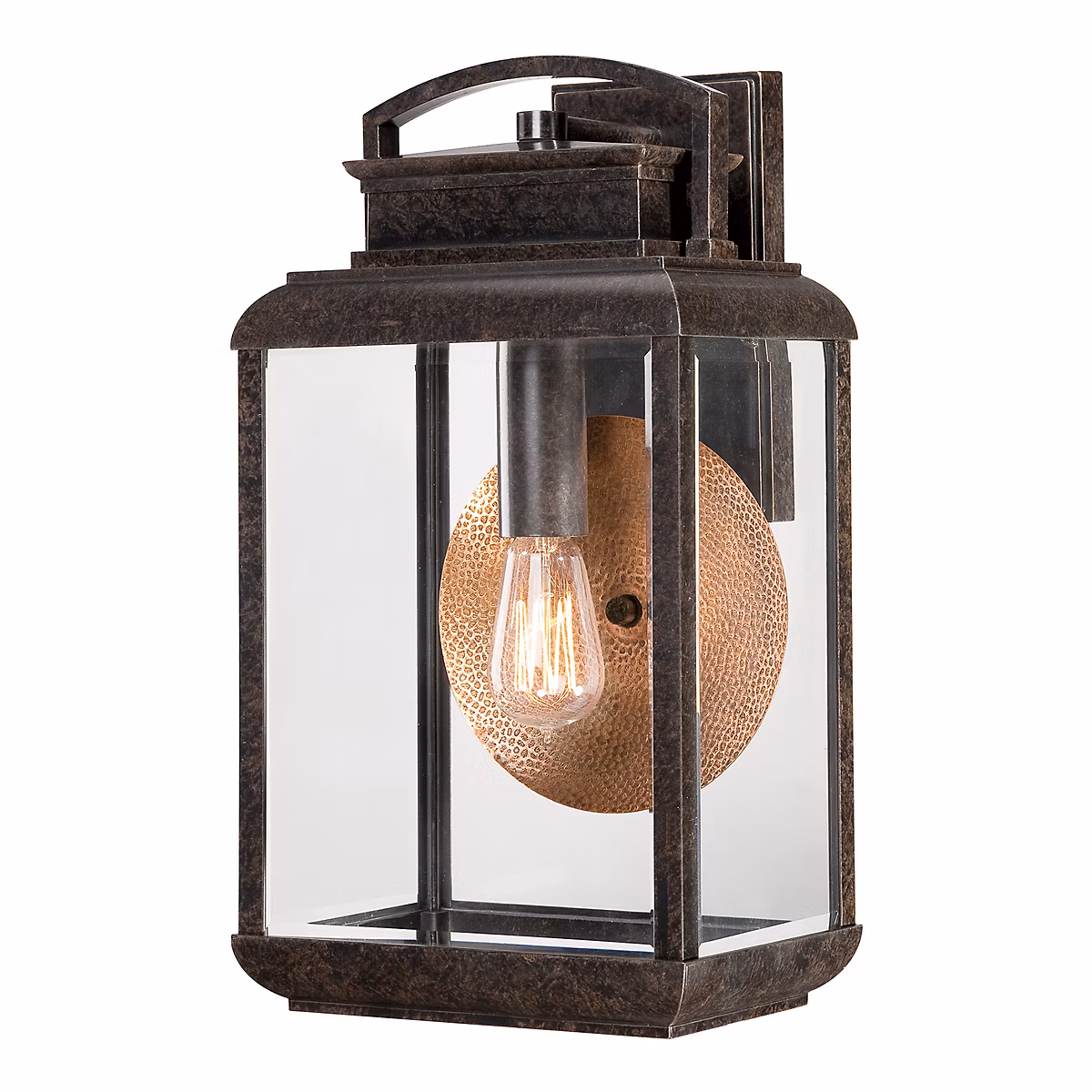 Elstead Byron – Grande lanterne murale extérieure à 1 ampoule, bronze impérial, IP44, E27