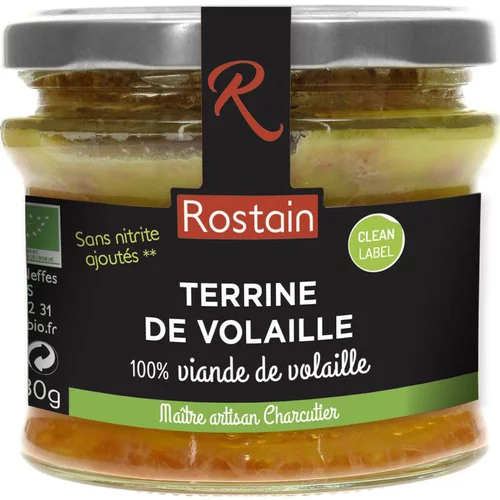 Terrine de volaille fermière bio au cidre en verrine de 180 g