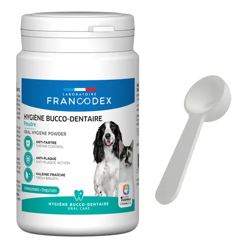 Dentifrice en poudre pour chien et chat - 150 g