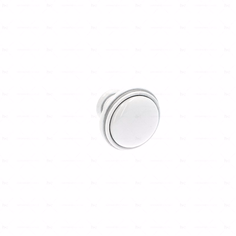Boutons pour meubles en zamac et Porcelaine Diamètre 35 Patine royale blanche argentée – Réf. FASYGENIM9567138286
