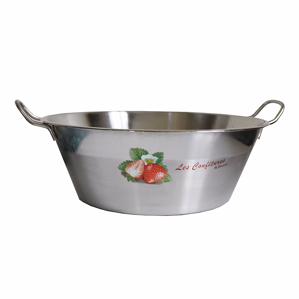 Bassine à confiture décorée 38 cm – 9 litres environ
