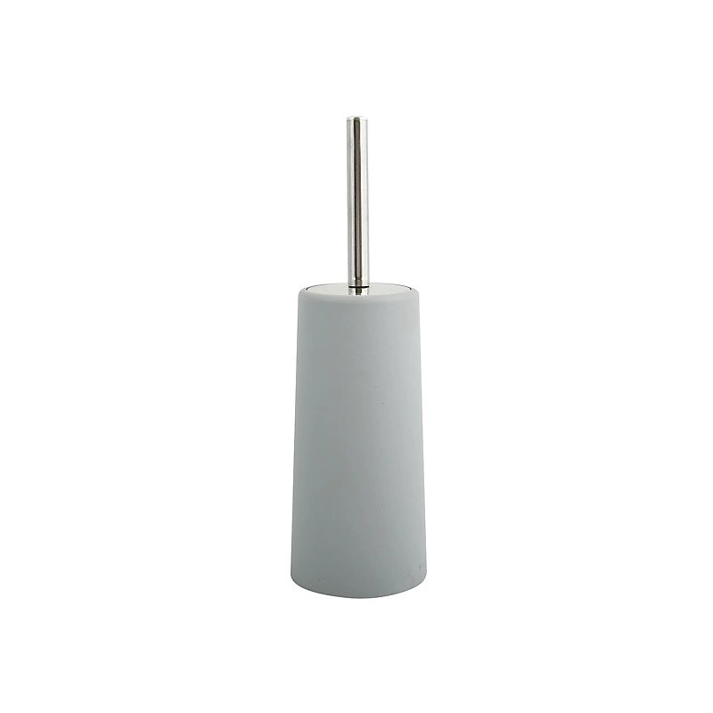 Brosse Wc avec support PP Inox Gris clair MSV – Réf. QKNCFCBDH4374683884