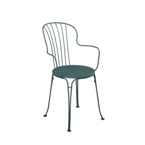 Fauteuil Opéra + FERMOB gris orage