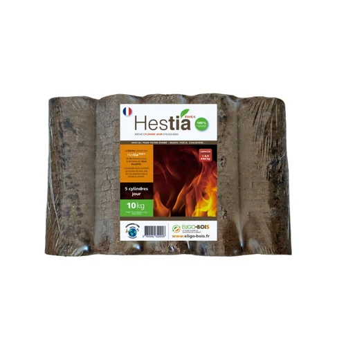 Bûche de bois densifié Hestia Five Eligo-Bois