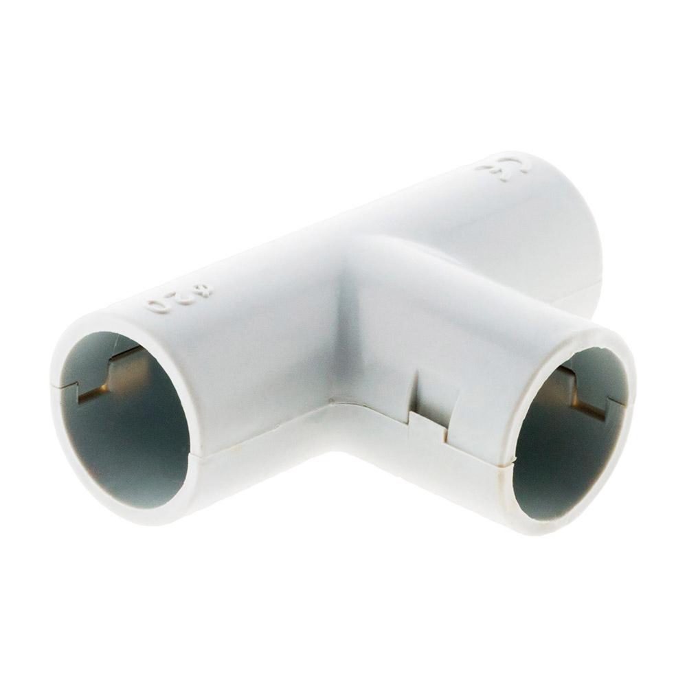 ZENITECH Té pour conduits Ø20mm gris lot de 2 – Solutions extérieures