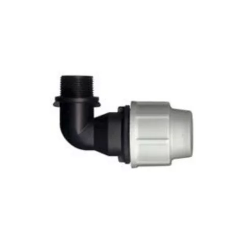 Raccord de compression avec coude fileté Plasson 20 x 27 x Ø 20 mm