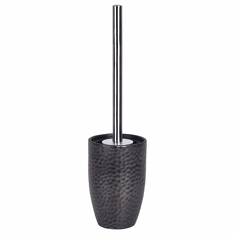 Brosse Wc avec support Céramique DARWIN HAMMERED Noir Spirella – Réf. CXULJIFIW1129219102
