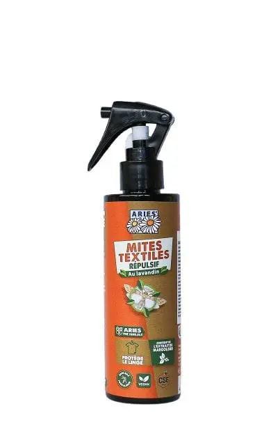 Spray répulsif mites textiles Aries - 200 ml