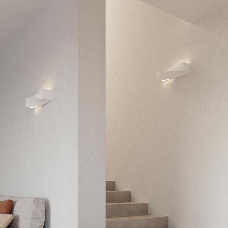 Applique Murale Céramique Blanc Rectangle pour Ampoule E27 – SILAMP