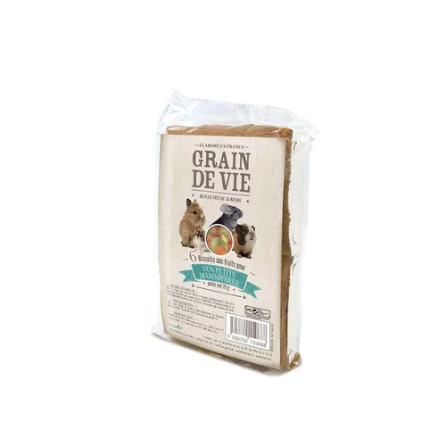Biscuits pour petits mammifères Grain de Vie - 70 g