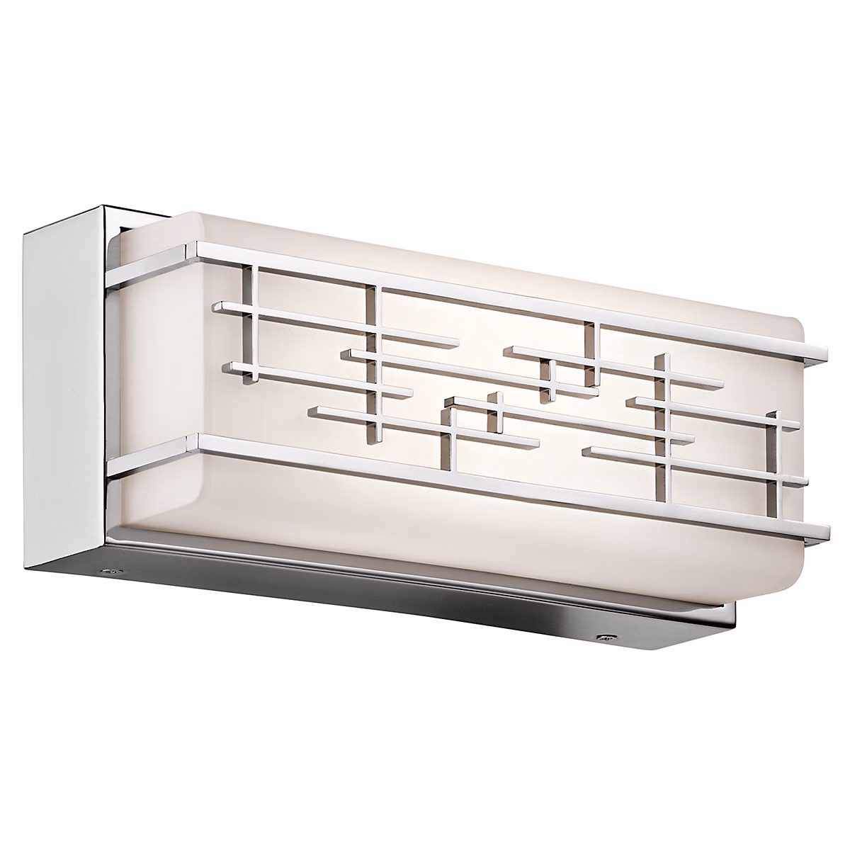 Elstead Zolon – Petite Applique Murale LED Salle de Bains Chrome IP44