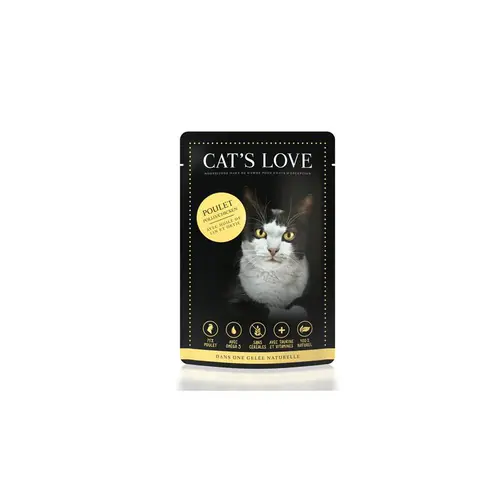 Sachet repas pour chat au poulet 85 g