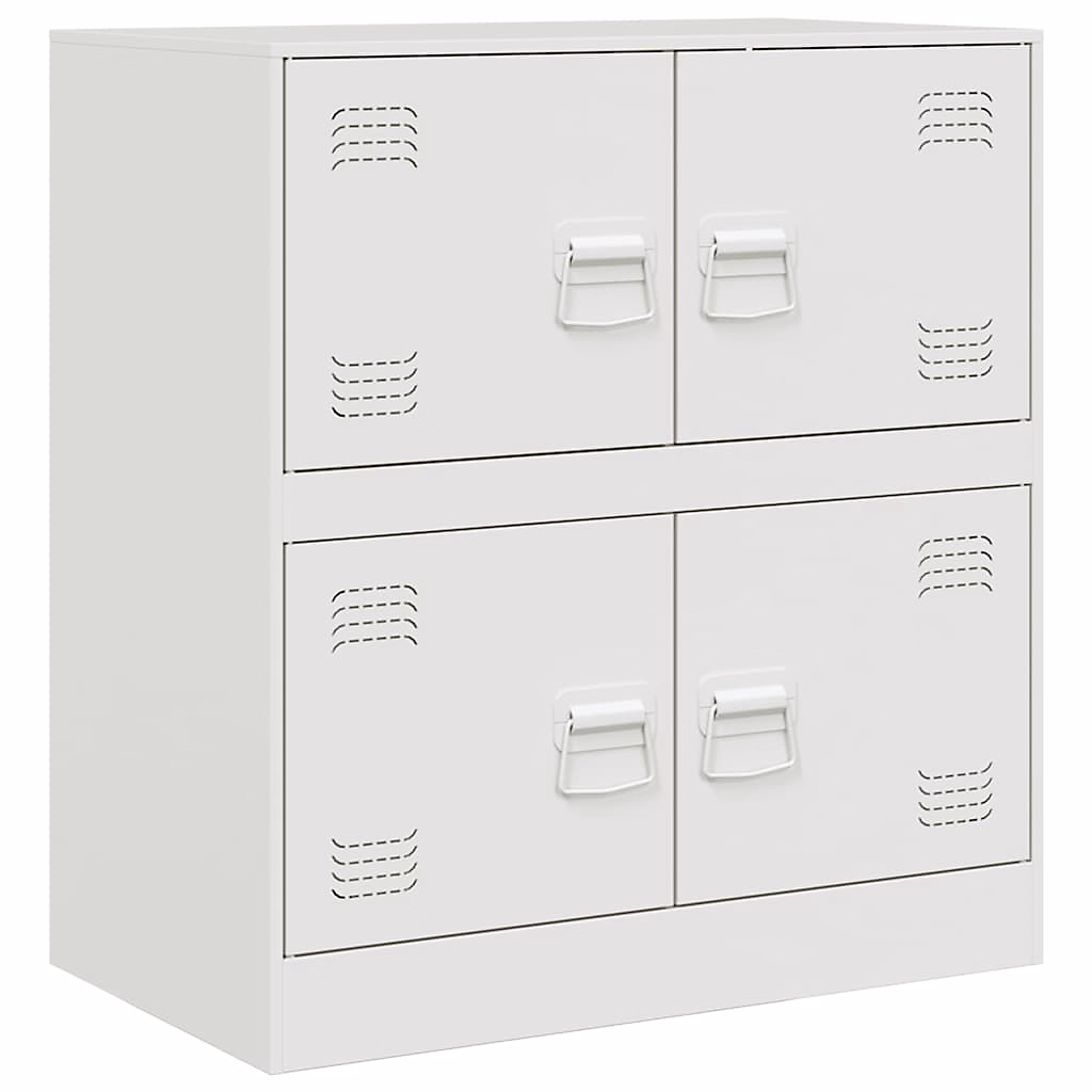 Buffet blanc 67 × 39 × 73 cm acier vidaXL