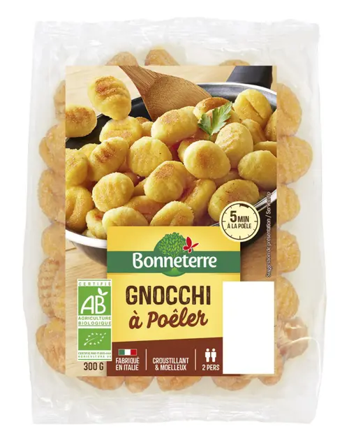 Gnocchi à poêler bio Bonneterre – 300 g