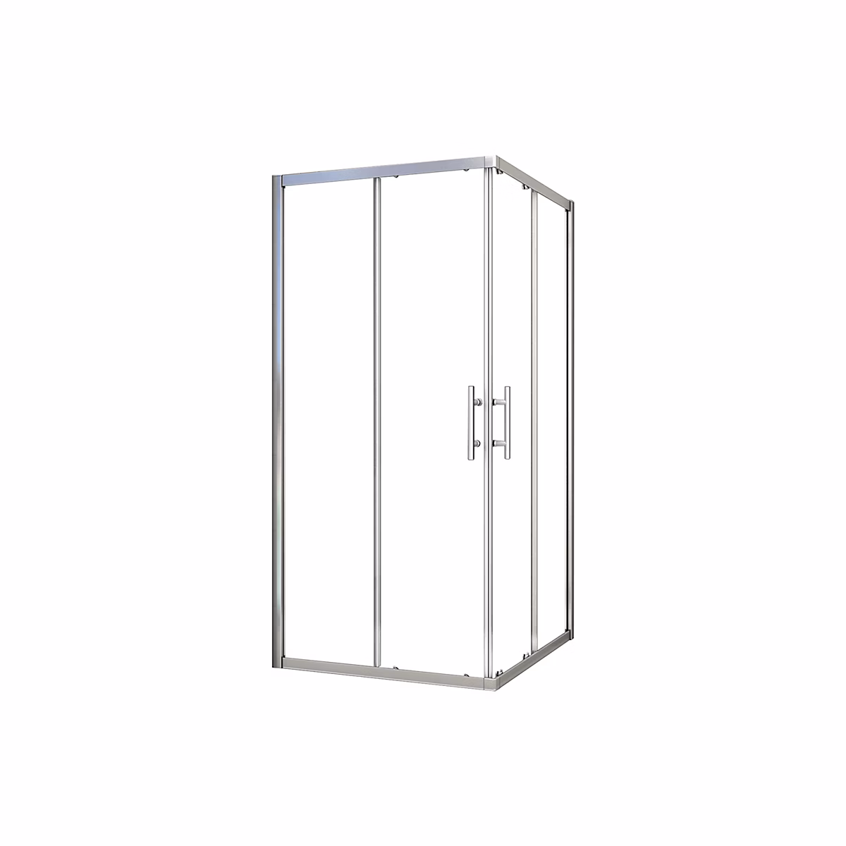 Cabine De Douche 70 × 76 × 195cm En 6mm Verre Anticalcaire Porte De Douche Coulissante L'ccès D'angle