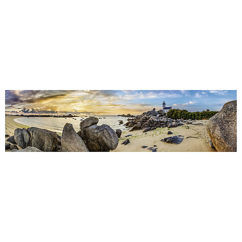 Brise vue imprimé PONTUSVAL – H.0.8 x L.3 m, 100% occultant, Made in France par Scenolia + kit de fixation offert