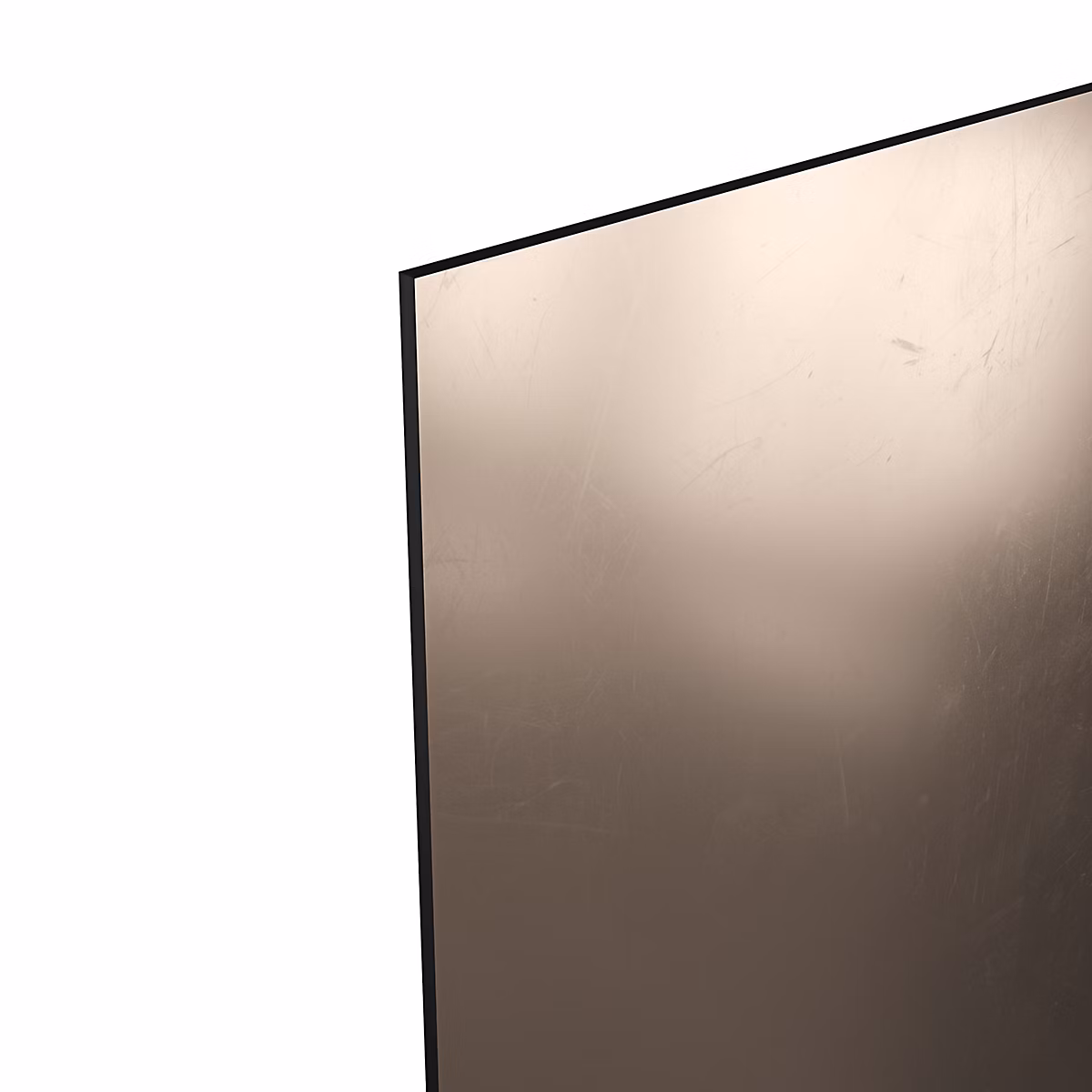 Plan de travail, crédence et fond de hotte – Crédence de cuisine réversible GoodHome cuivre et inox l. 200 cm x H. 60 cm x Ep. 3 mm