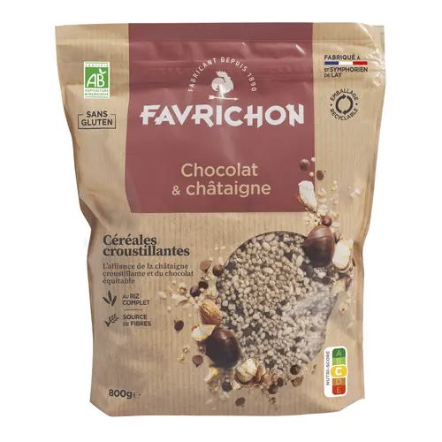 Muesli croustillant chocolat châtaigne - 375 g