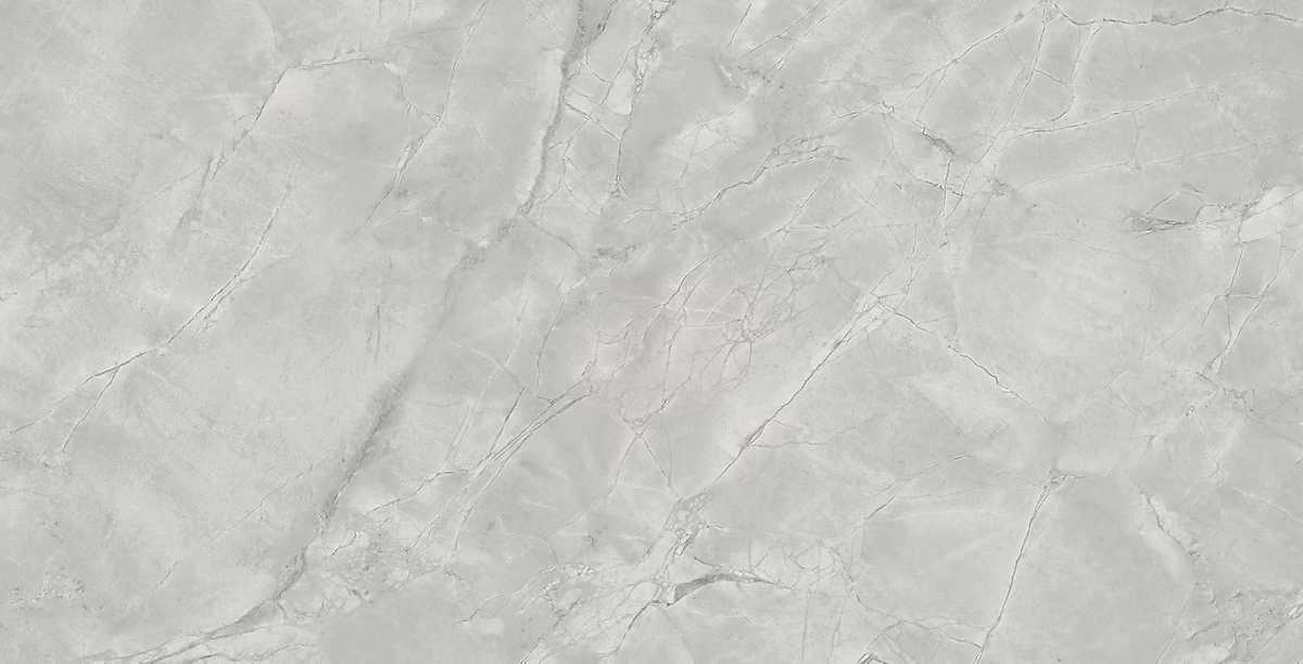Carrelage effet Marbre Gris Mist 150 × 75 × 0 – 9 cm Brillant Montira, Sol et mur intérieur (vendu par carton de 2,25 m²), RO'MA CARRE