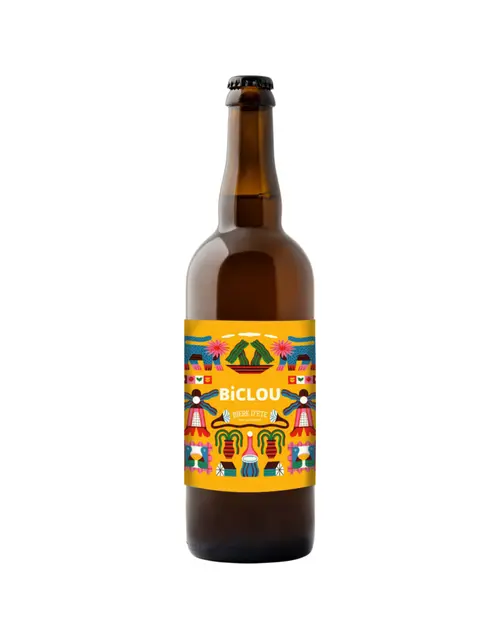 Bière d’été bio Biclou 4,5° - 75 cl