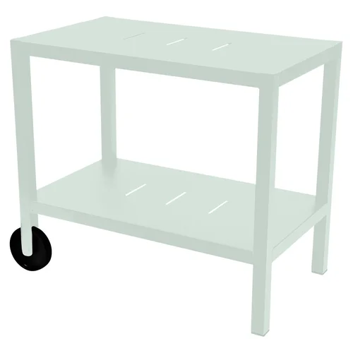 Desserte Quiberon coloris vert en aluminium Fermob - 90 x 50 x 75 cm