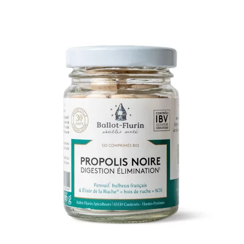 Propolis noire Digestion et Élimination Ballot-Flurin - Flacon de 120 comprimés