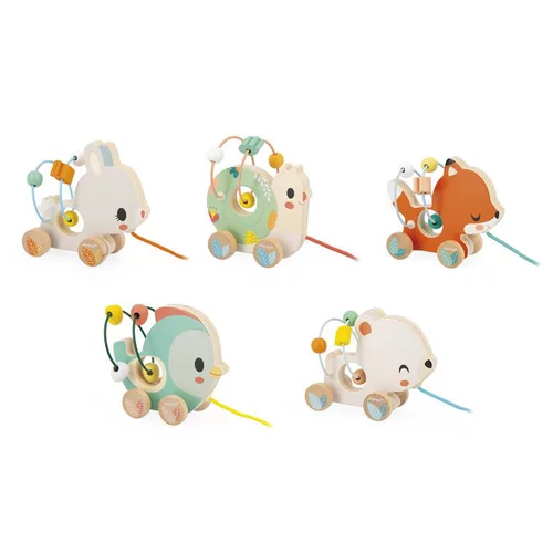 Jouets en bois Janod Looping animaux - dès 1 an