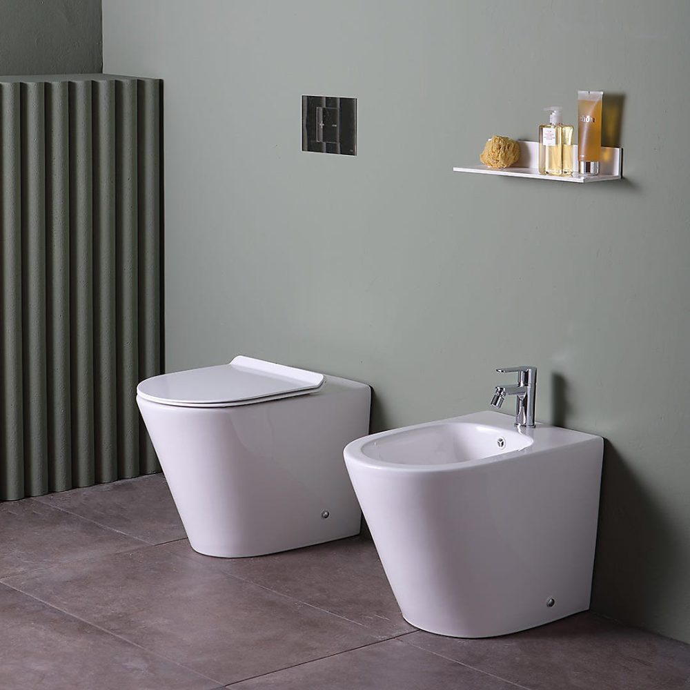 Ensemble Sanitaires Wc Et Bidet Encastrés – Blues