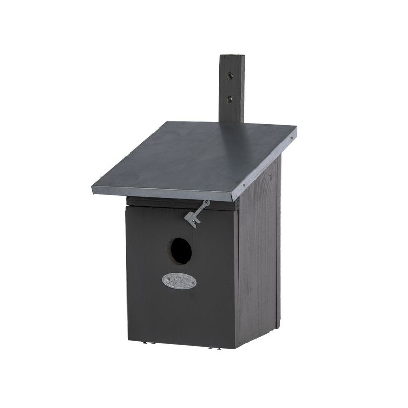 Nichoir pour mésange charbonnière - toit en zinc