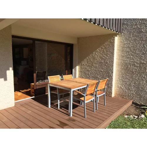 Pack complet terrasse composite chocolat 10 m2