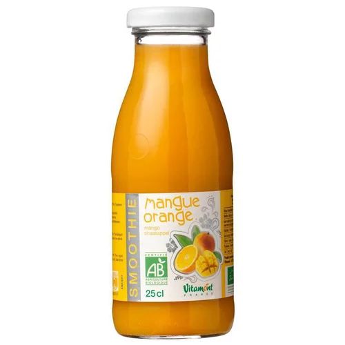 Smoothie mangue orange bio - 25 cl