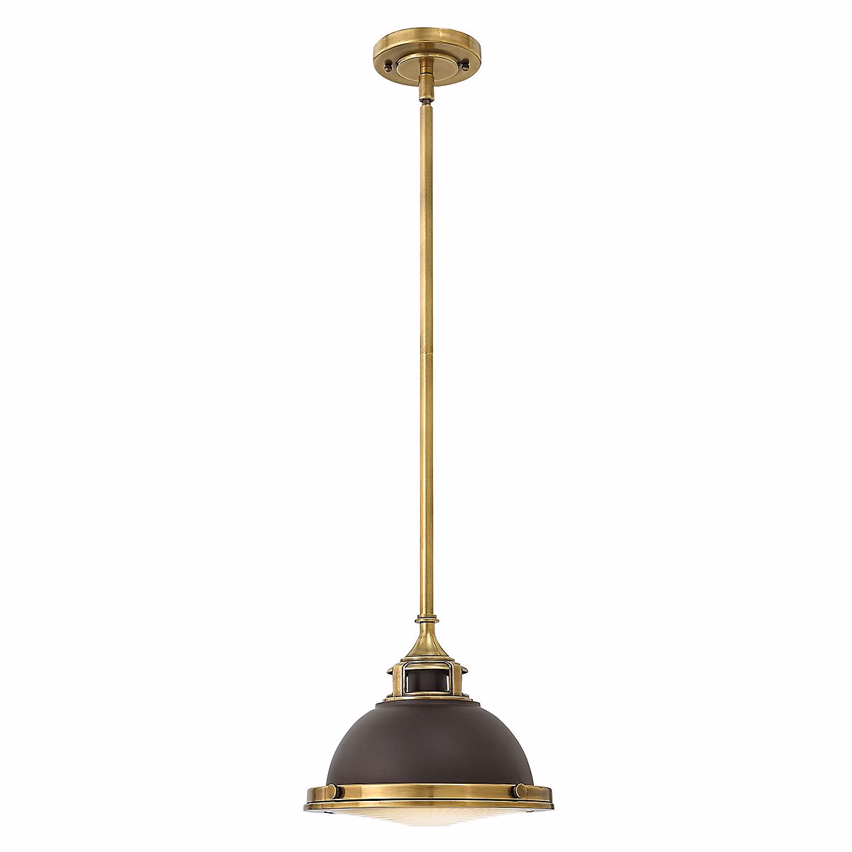 Luminaire et éclairage intérieur – Elstead Amelia Mini luminaire suspendu à 1 lumière Buckeye Bronze