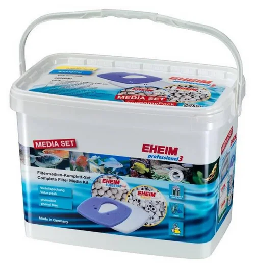 Filtre en non tissé et natte de filtration pour filtration mécanique et biologique aquarium coloris blanc EHEIM Média Set Professionnel 3
