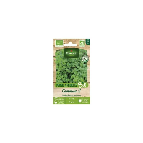 Persil à feuilles Commun 2 Bio Vilmorin - graines à semer