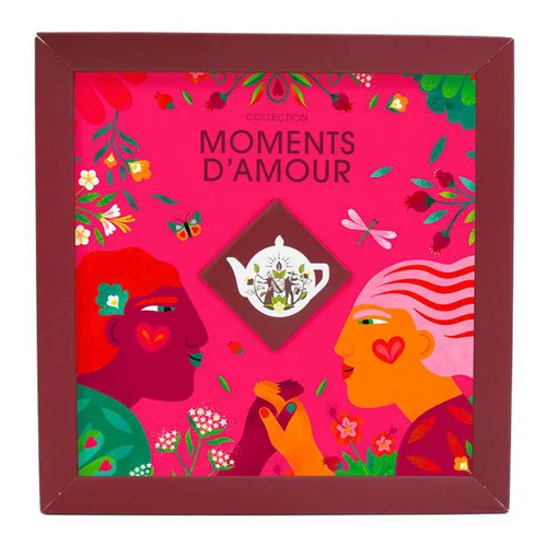 Coffret de thé bio Moments d'Amour Englishtea - 32 sachets