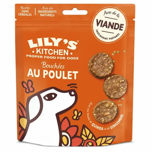Bouchées au poulet friandise pour chien Lily’s Kitchen - 70 g