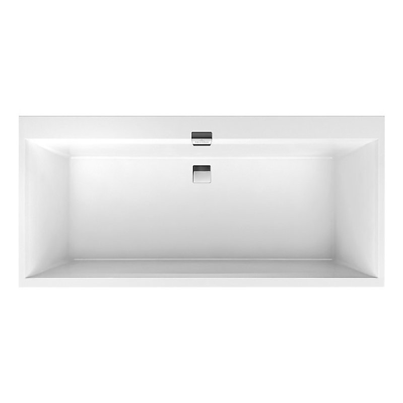 Baignoire droite 160 × 75 VILLEROY ET BOCH Squaro Edge 12 quaryl