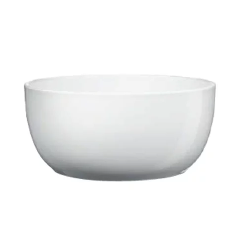Coupe en céramique blanche Basel - Ø 16 x H 8 cm