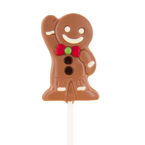 Sucette en chocolat Monsieur Ginger Belfine - 25 g
