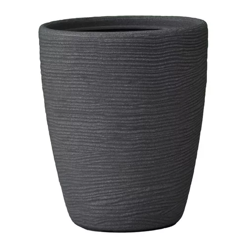 Pot rond haut Granit gris Ø 30 x 36 cm de 20 L