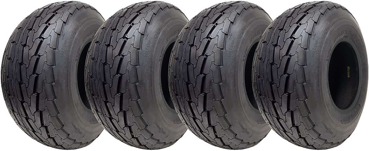 18.5x8.50 – 8 Pneu remorque 6 plis High Speed Road Legal 425kgs 215/60, 8 (Lot de 4)