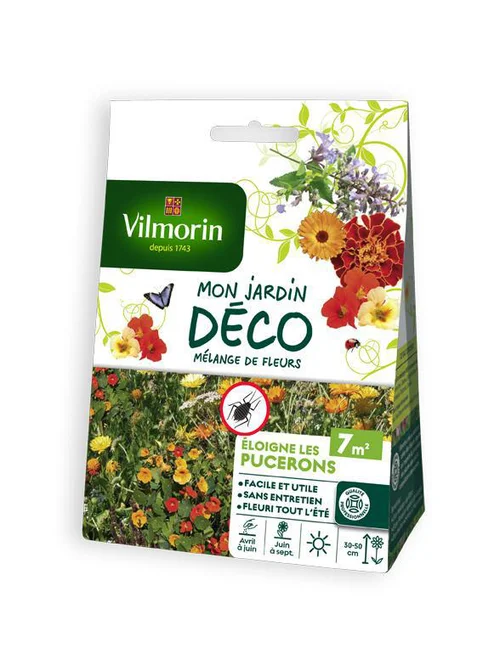 Mélange de fleurs Éloigne les pucerons Vilmorin - graines à semer